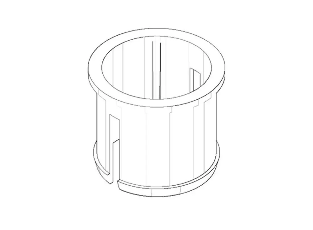 DORNBRACHT Haube/Hülse ERSATZTEILE 091840085 D. 28,8 x 24,5 mm, 09184008590 Galeriebild 1